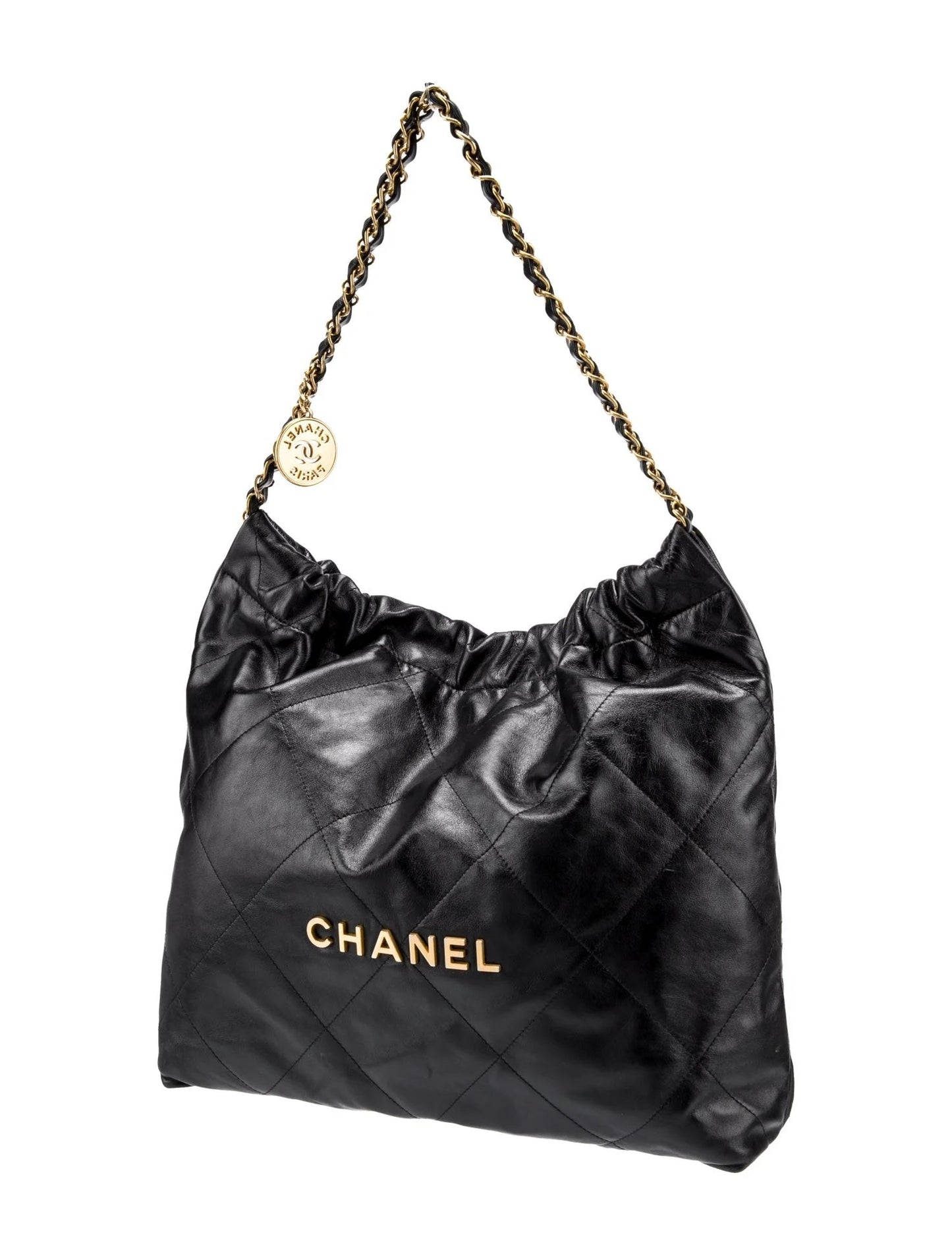 Chanel CALFSKIN QUILTED 22 HOBO Shoulder Bag