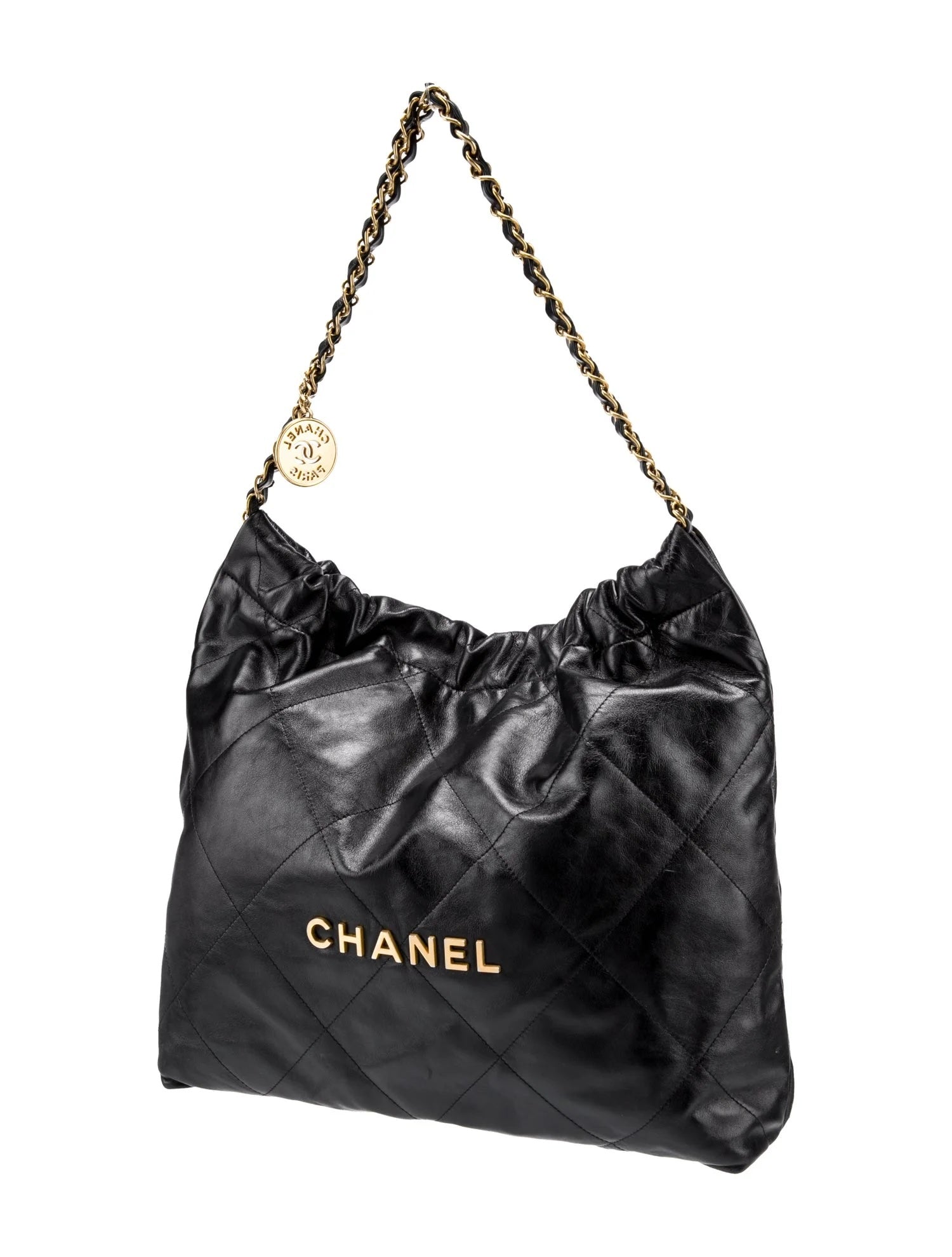 Chanel CALFSKIN QUILTED 22 HOBO Shoulder Bag