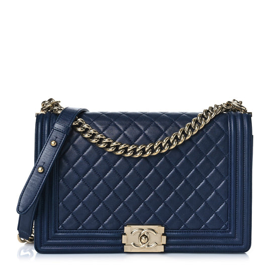 Chanel QUILTED CALFSKIN NEW BOY FLAP Shoulder Bag