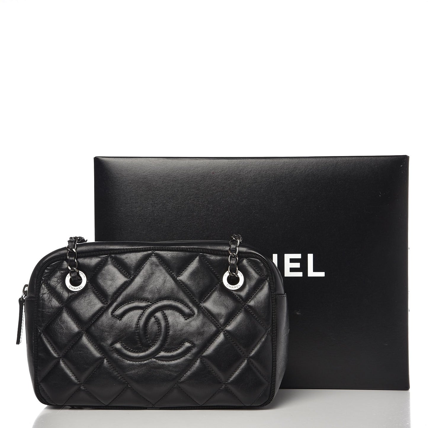 Chanel CALFSKIN QUILTED CAMERA Leather Crossbody Bag