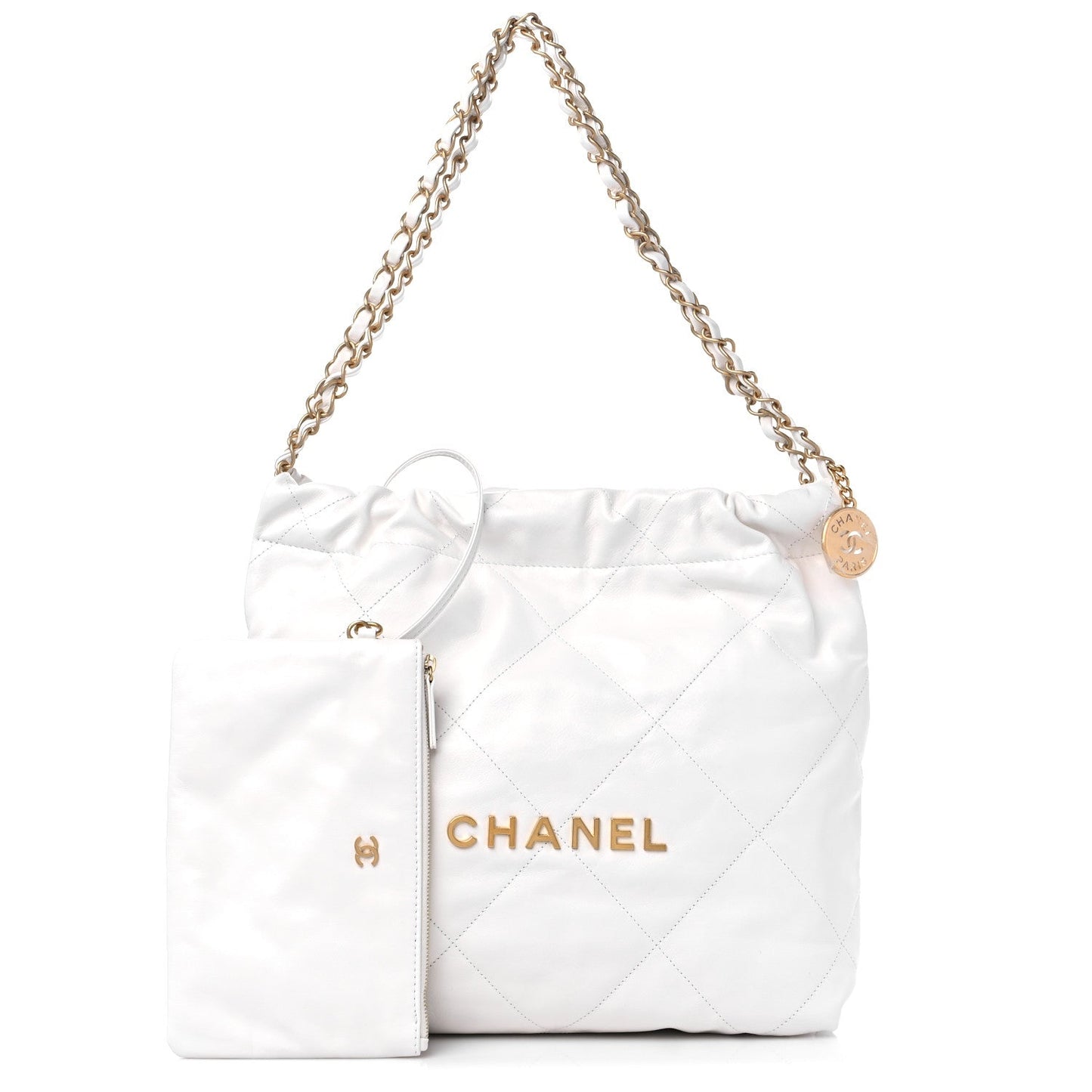 Chanel CALFSKIN QUILTED 22 HOBO Small Shoulder Bag