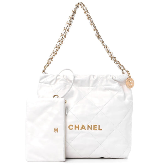 Chanel CALFSKIN QUILTED 22 HOBO Small Shoulder Bag