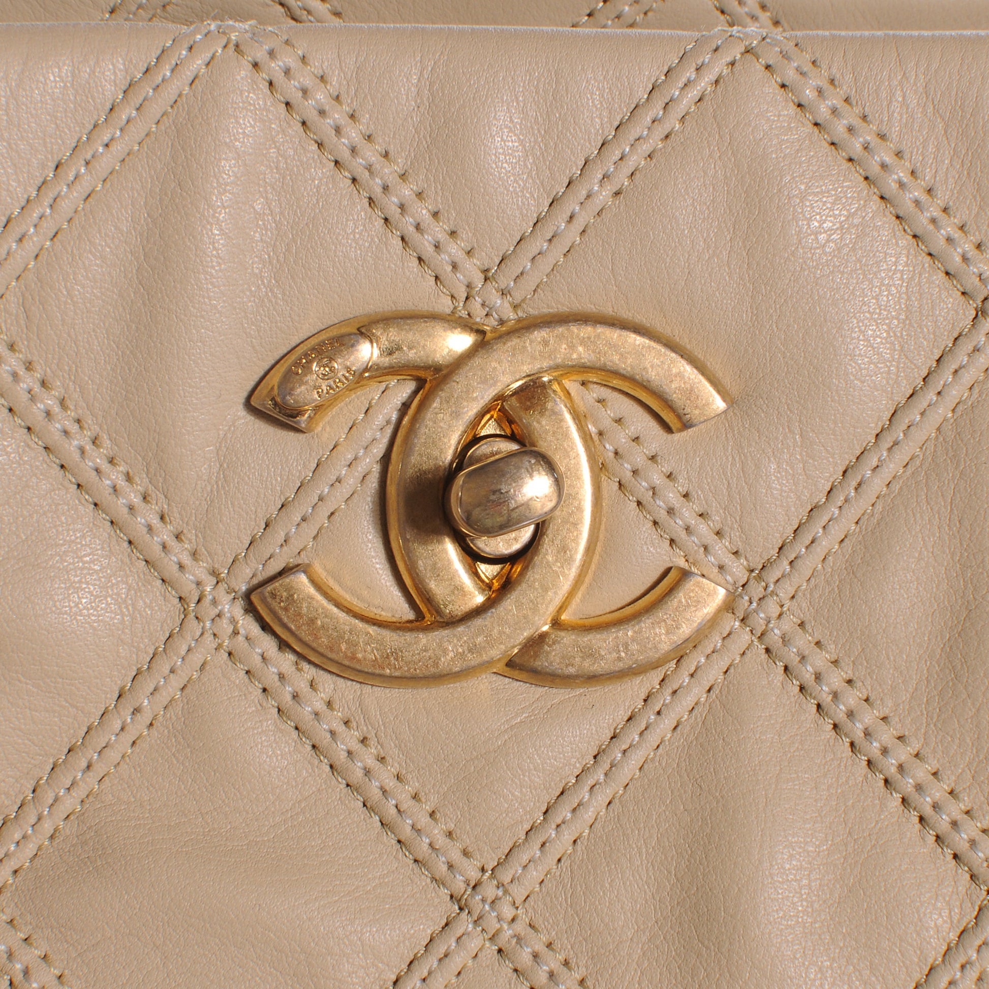 Chanel CALFSKIN STITCHED CITY Tote Bag