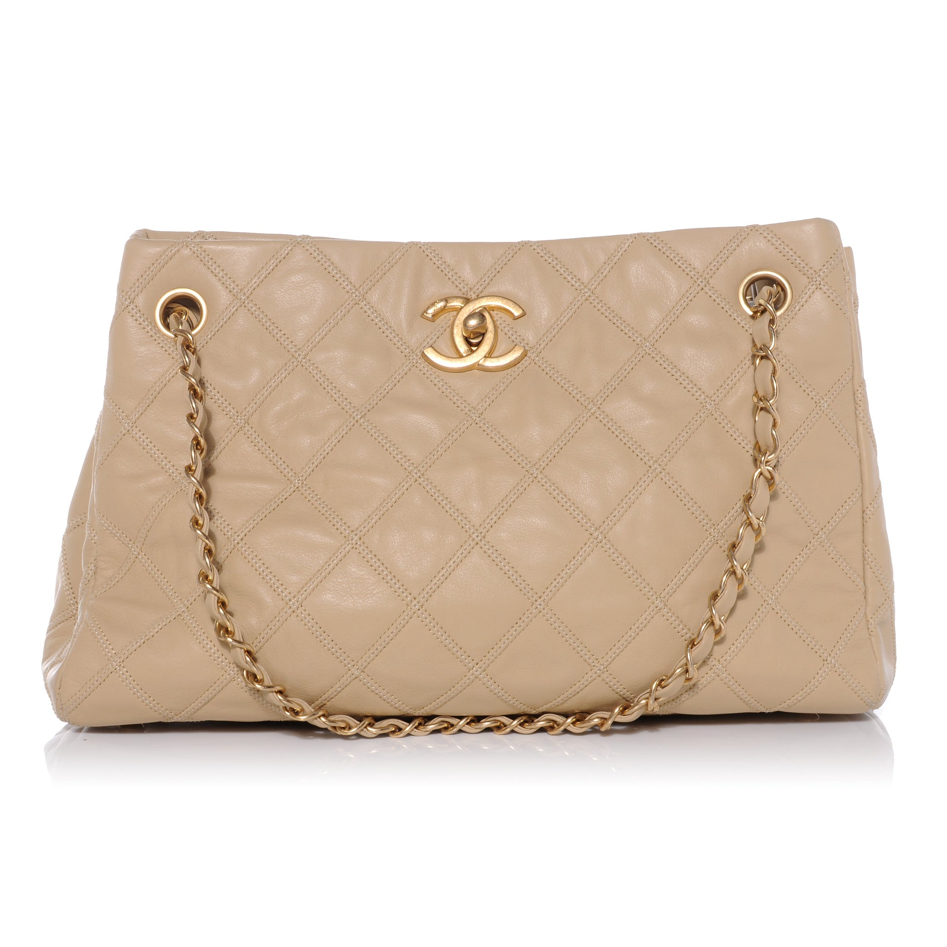 Chanel CALFSKIN STITCHED CITY Tote Bag