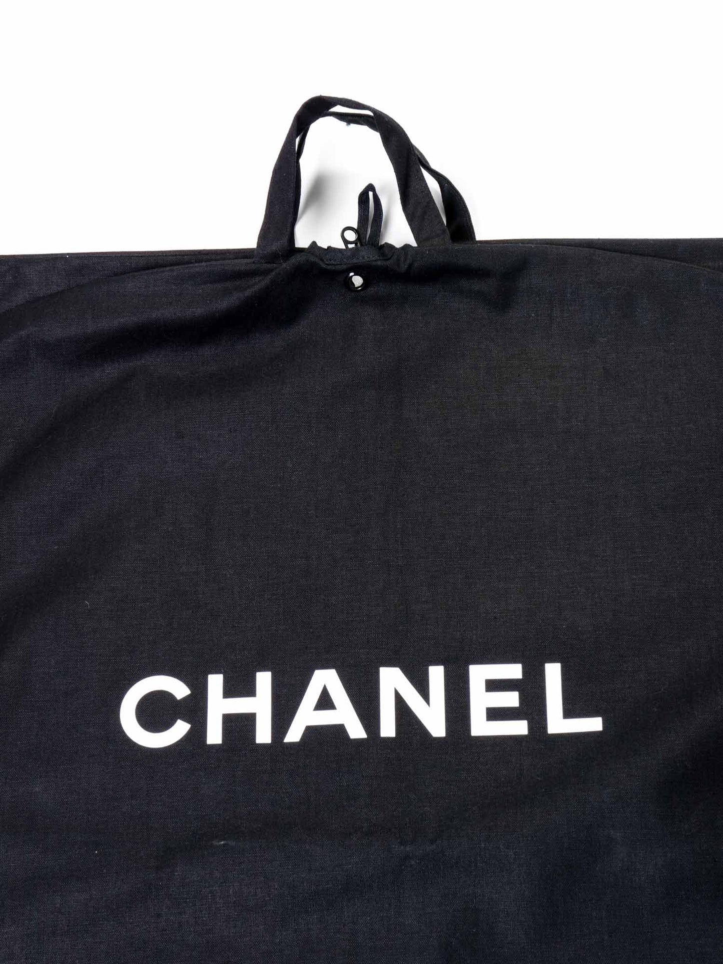 Chanel Canvas Garment Cover Bag Black