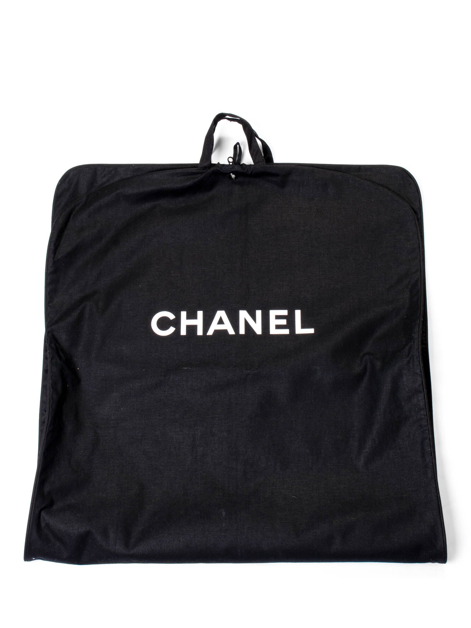 Chanel Canvas Garment Cover Bag Black