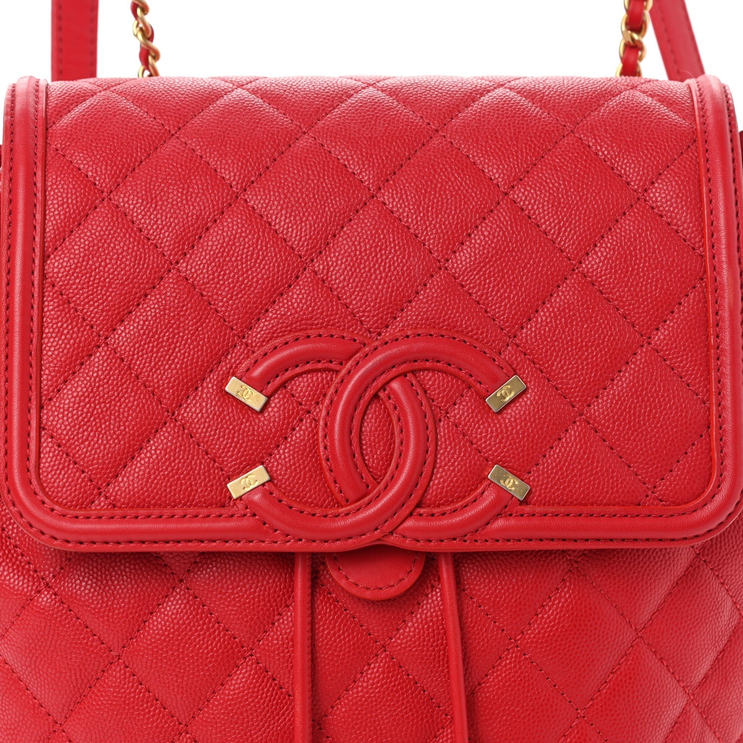 Chanel CAVIAR QUILTED FILIGREE BACKPACK