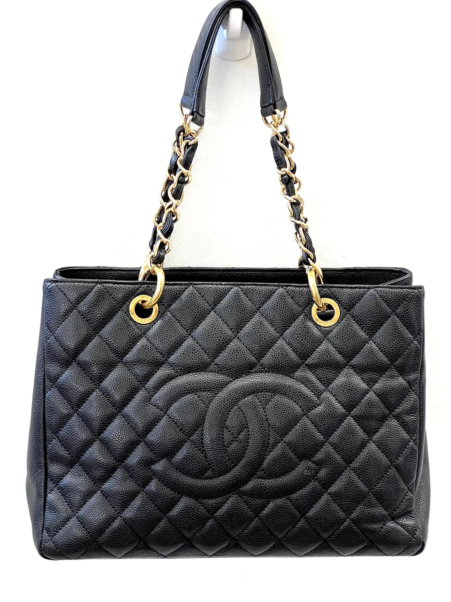 Chanel CAVIAR QUILTED GRAND SHOPPING Tote Bag