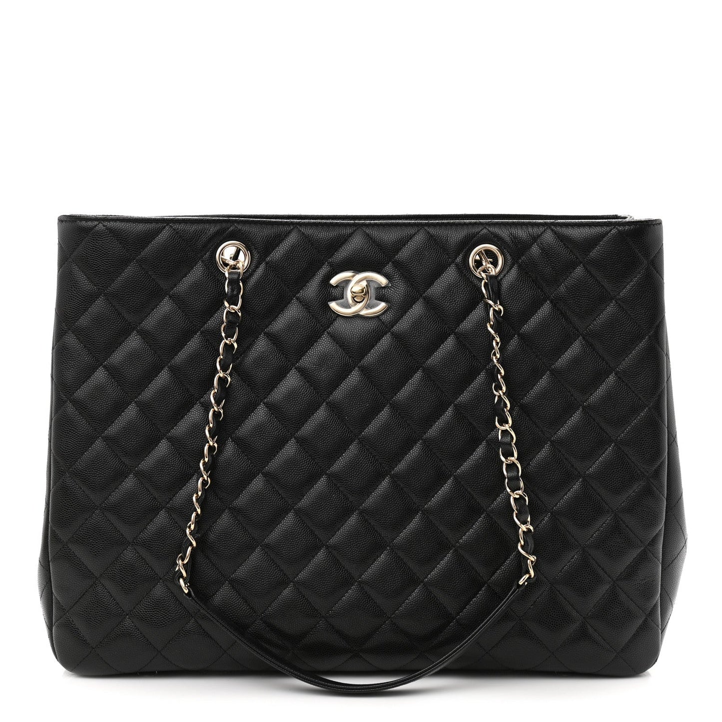 Chanel CAVIAR QUILTED GRAND SHOPPING -HS Tote Bag