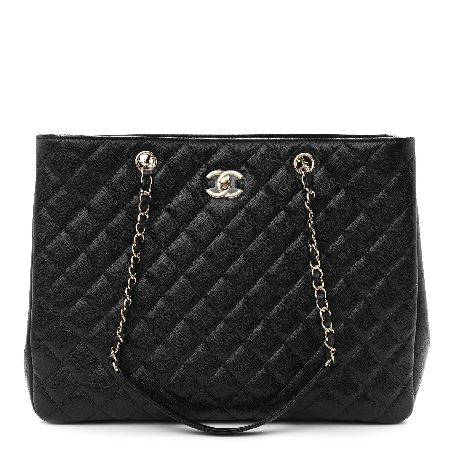 Chanel CAVIAR QUILTED GRAND SHOPPING -HS Tote Bag