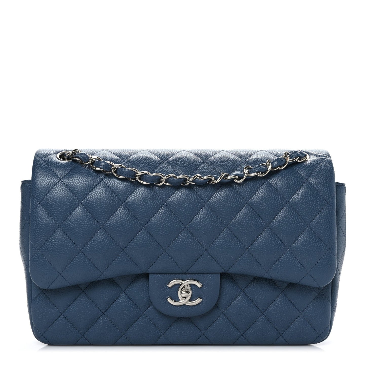 Chanel CAVIAR QUILTED JUMBO DOUBLE FLAP -HS Shoulder Bag