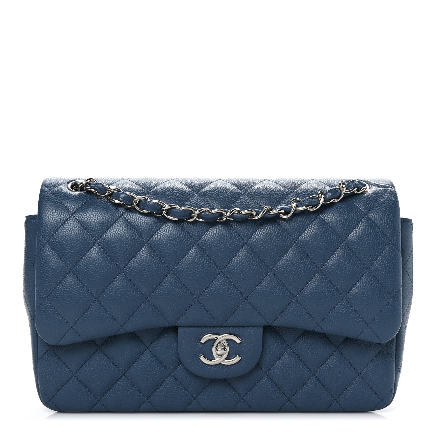 Chanel CAVIAR QUILTED JUMBO DOUBLE FLAP -HS Shoulder Bag