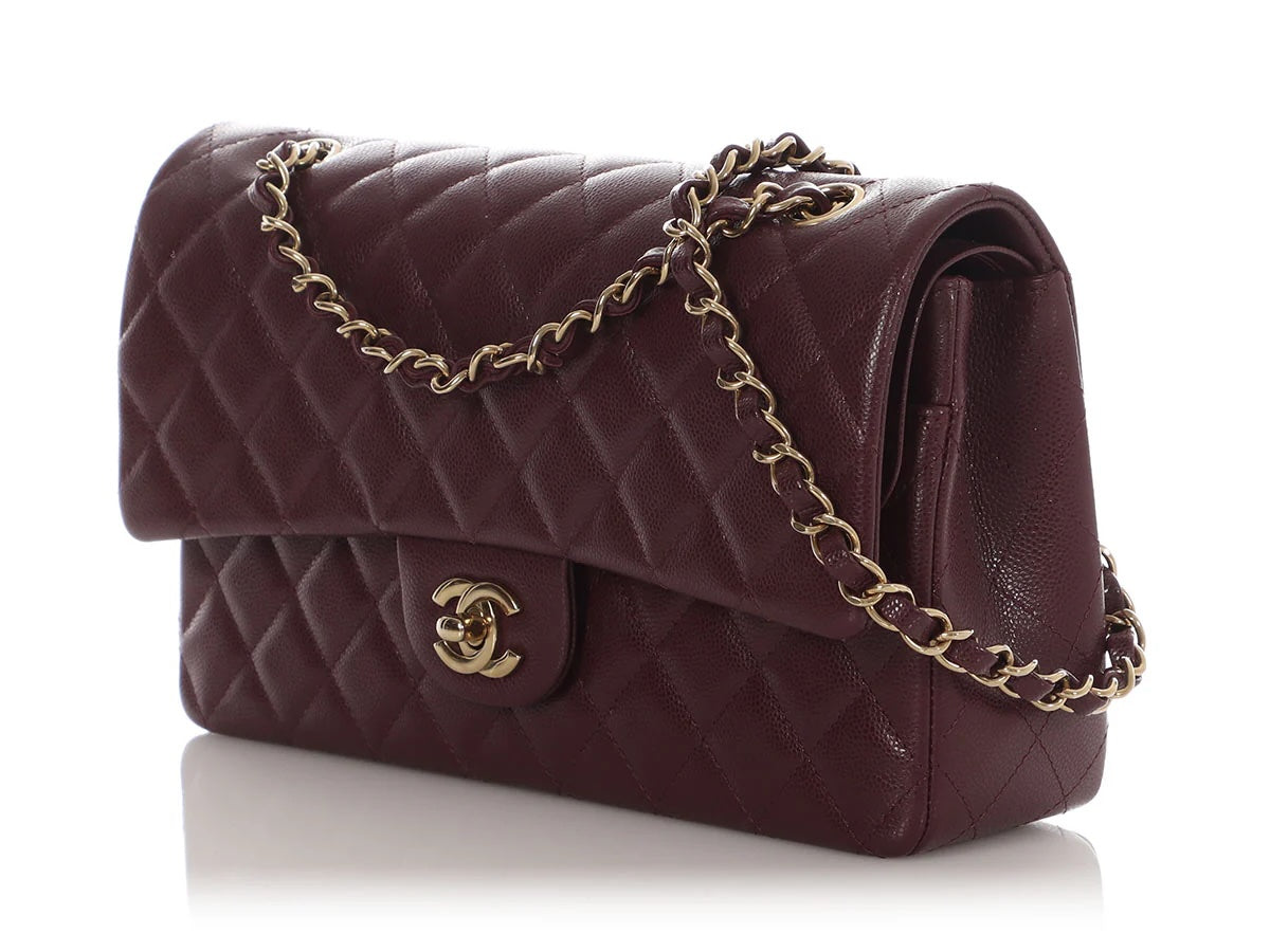 Chanel Caviar Quilted Medium Double Flap Women Shoes