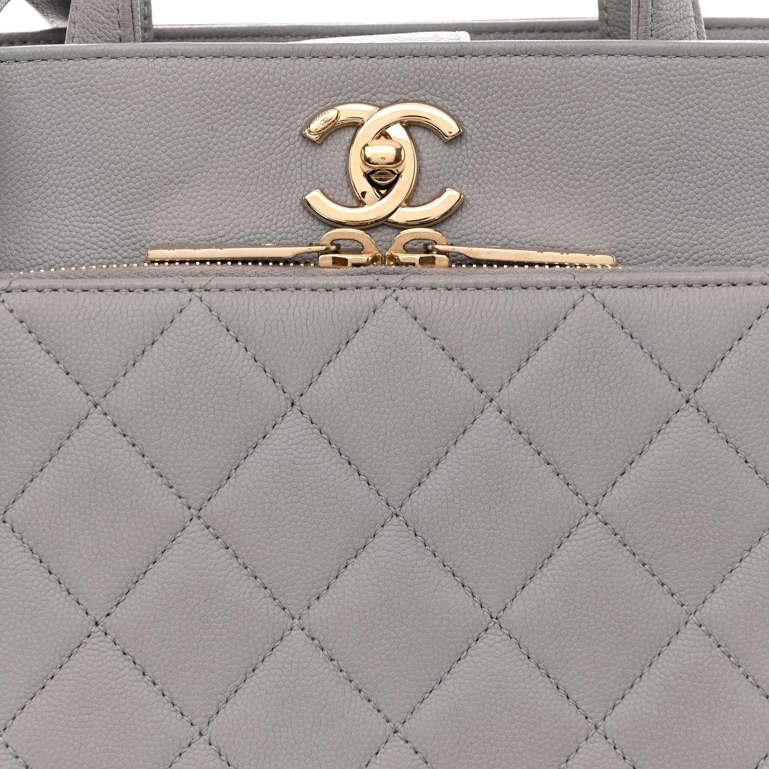 Chanel CAVIAR QUILTED BUSINESS AFFINITY SHOPPING Small Tote Bag