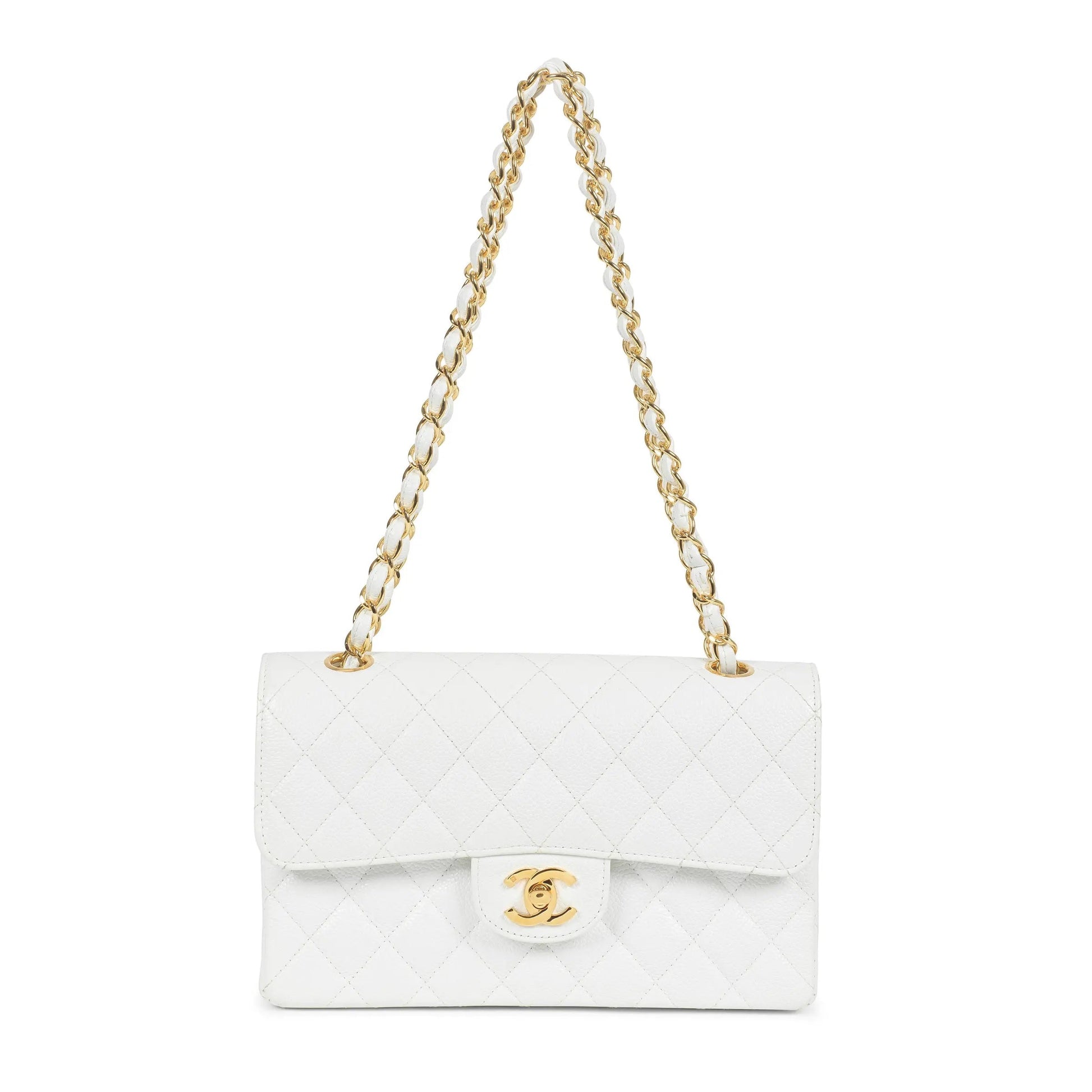 Chanel CAVIAR QUILTED CLASSIC DOUBLE FLAP Small Shoulder Bag