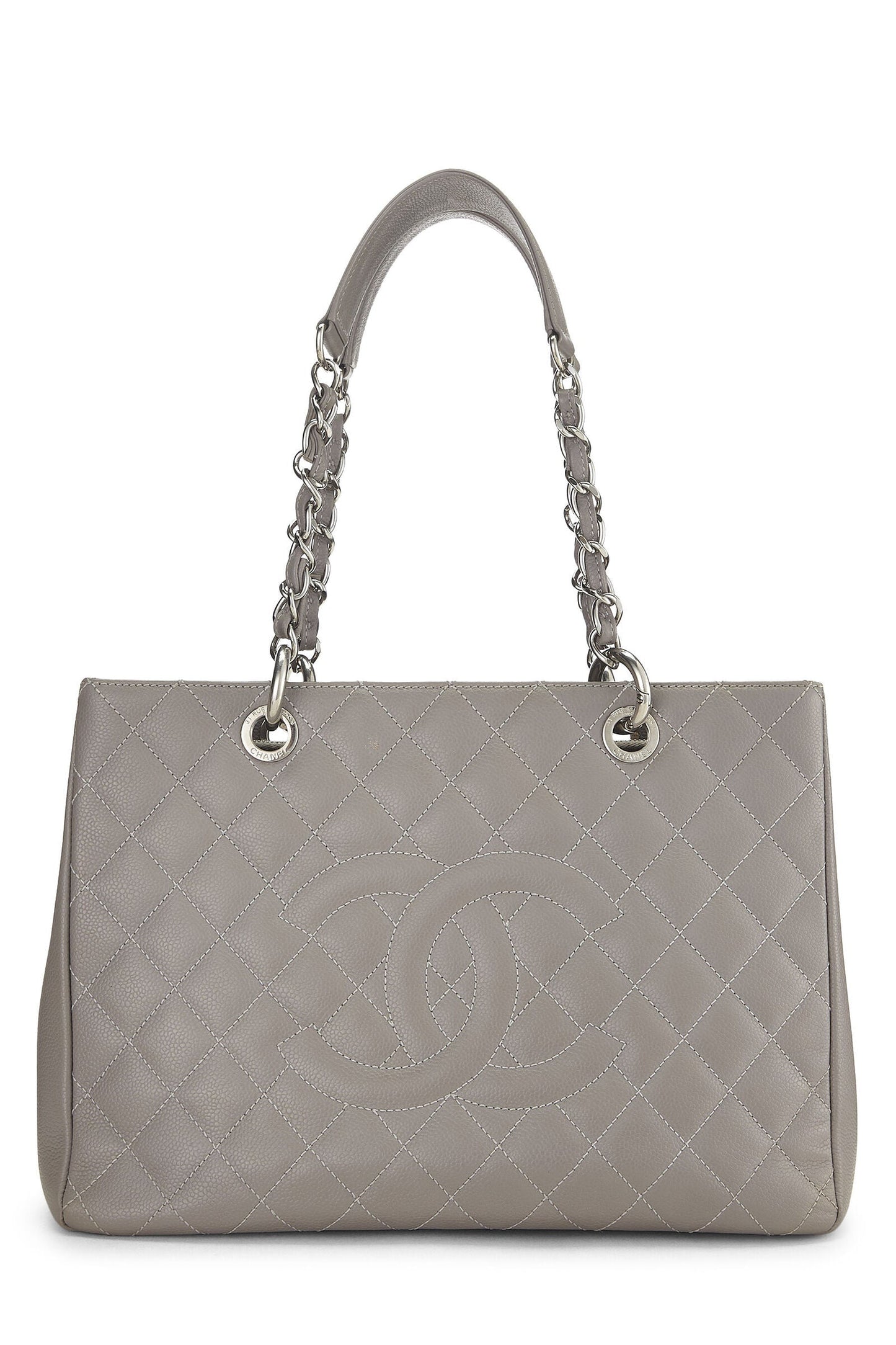 Chanel CAVIAR QUILTED GRAND SHOPPING GST Tote Bag