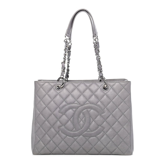 Chanel CAVIAR QUILTED GRAND SHOPPING GST Tote Bag