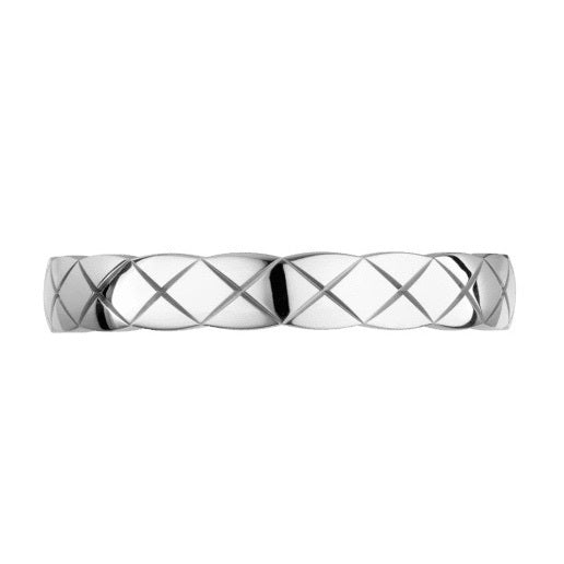 CHANEL COCO CRUSH 18K WHITE GOLD RING