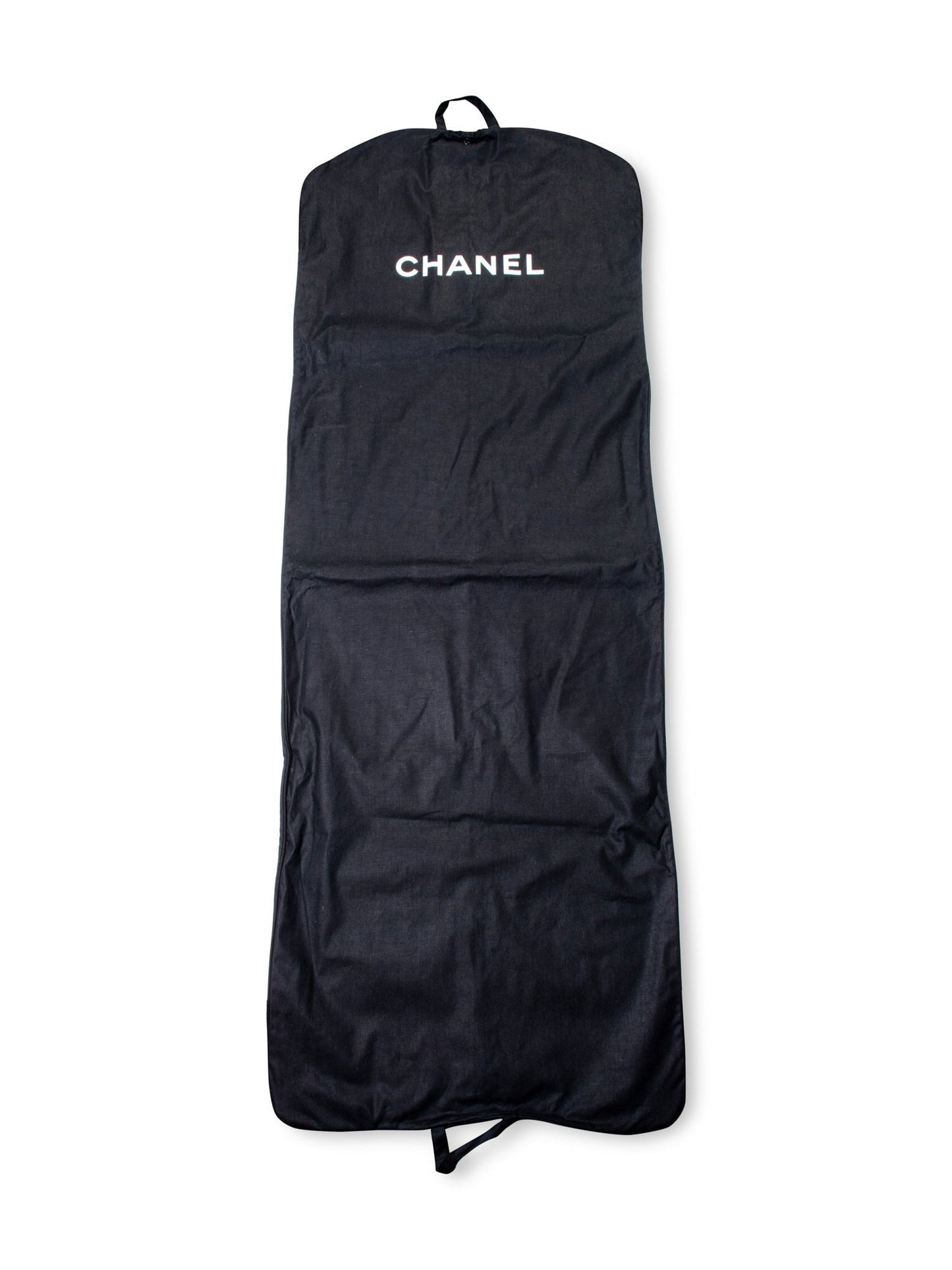 Chanel Extra Long Canvas Garment Cover Bag Black