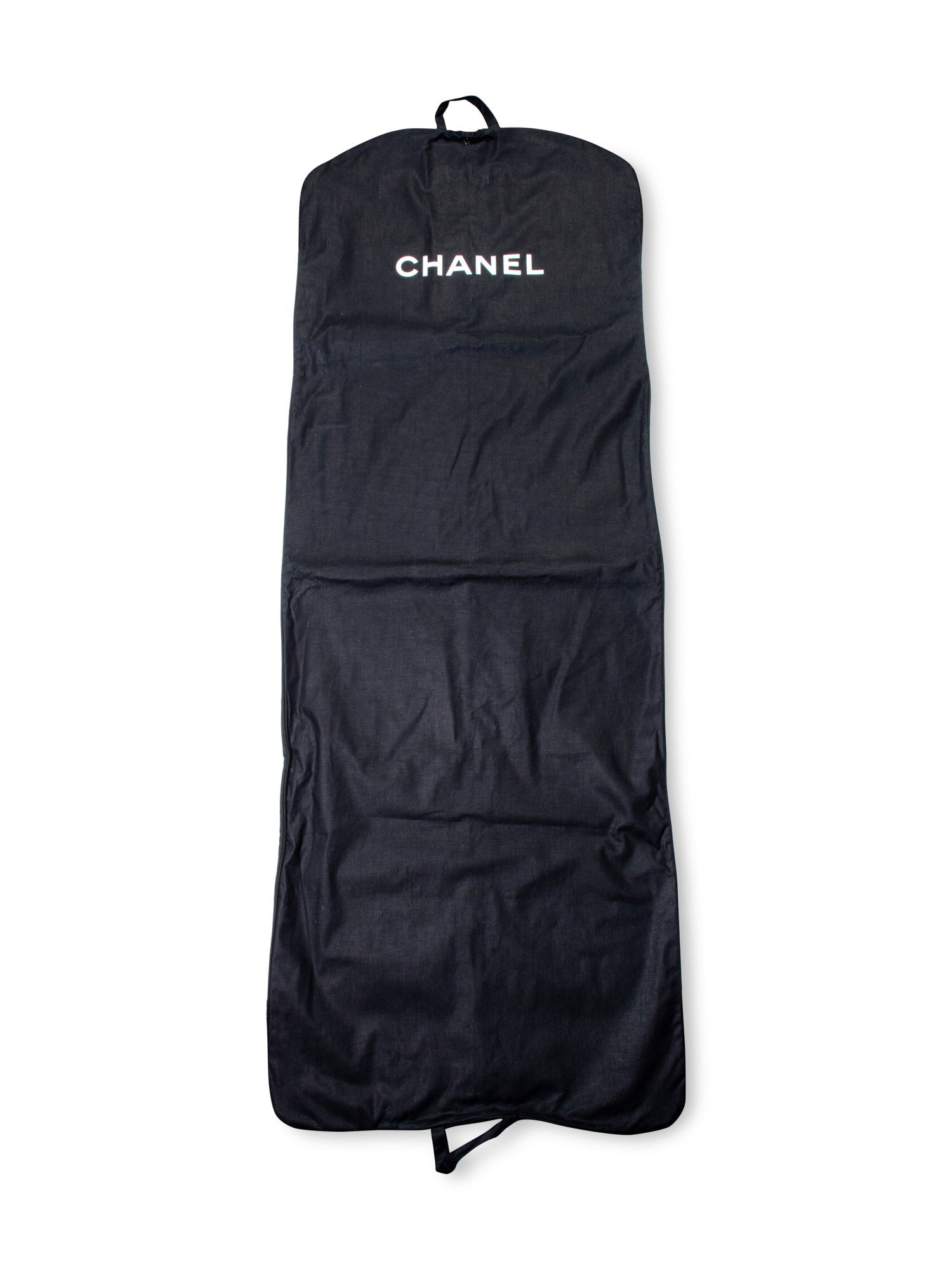 Chanel Extra Long Canvas Garment Cover Bag Black