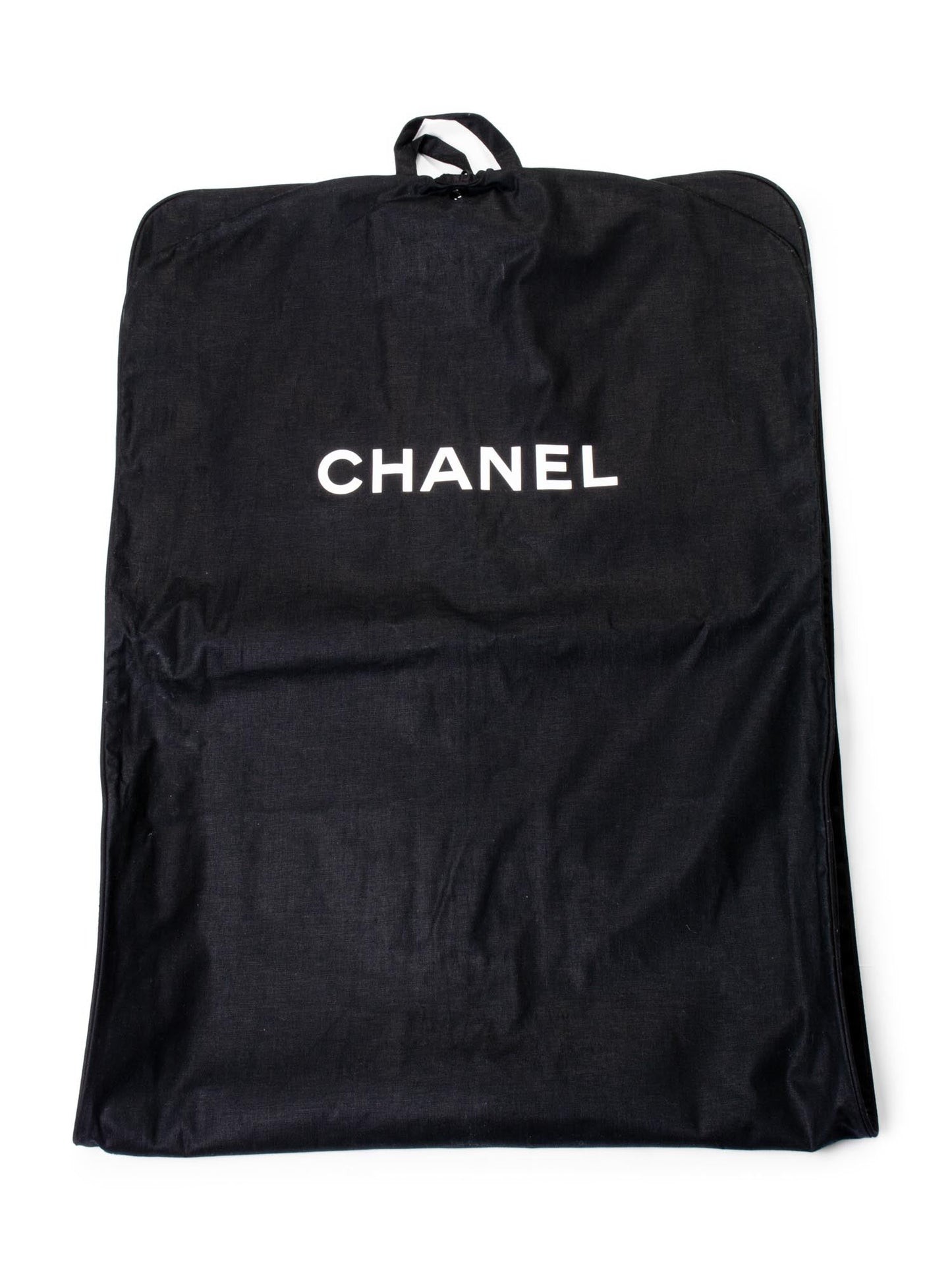 Chanel Extra Long Canvas Garment Cover Bag Black