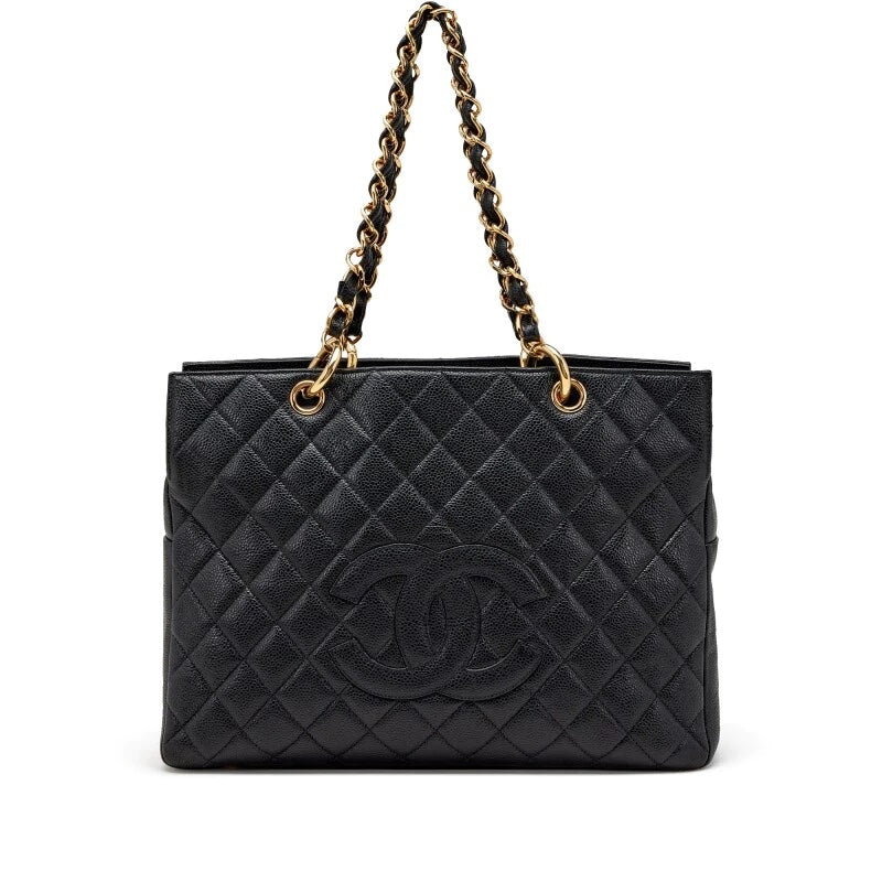 Chanel CAVIAR QUILTED GRAND SHOPPING Tote Bag Bag 1