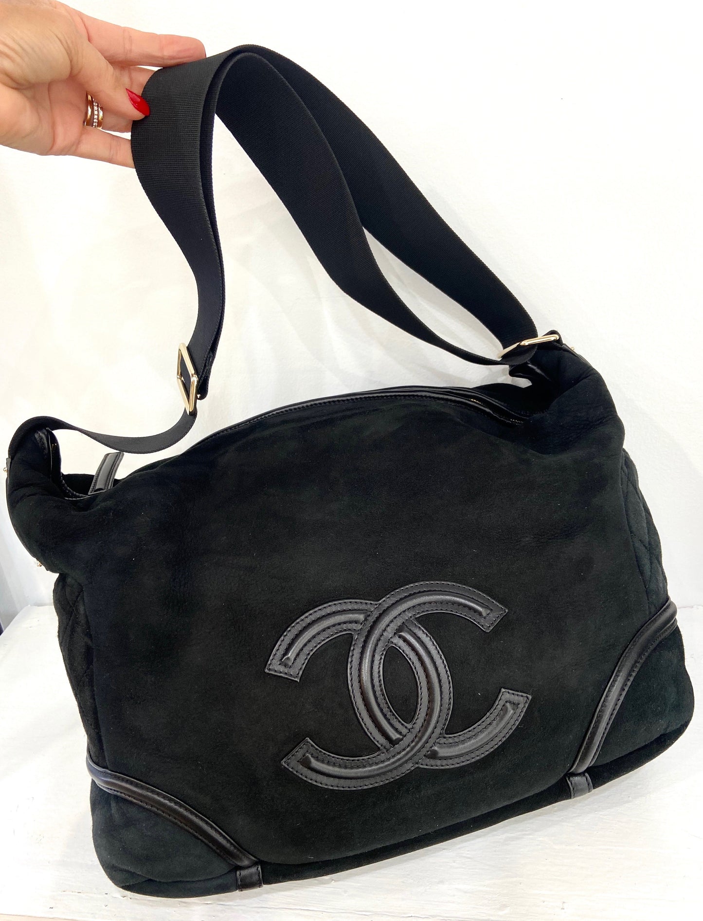 Chanel HOBO Black Shoulder Bag