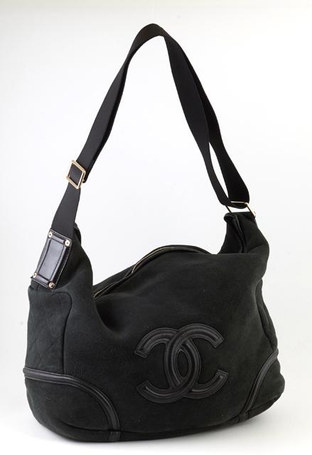 Chanel HOBO Black Shoulder Bag