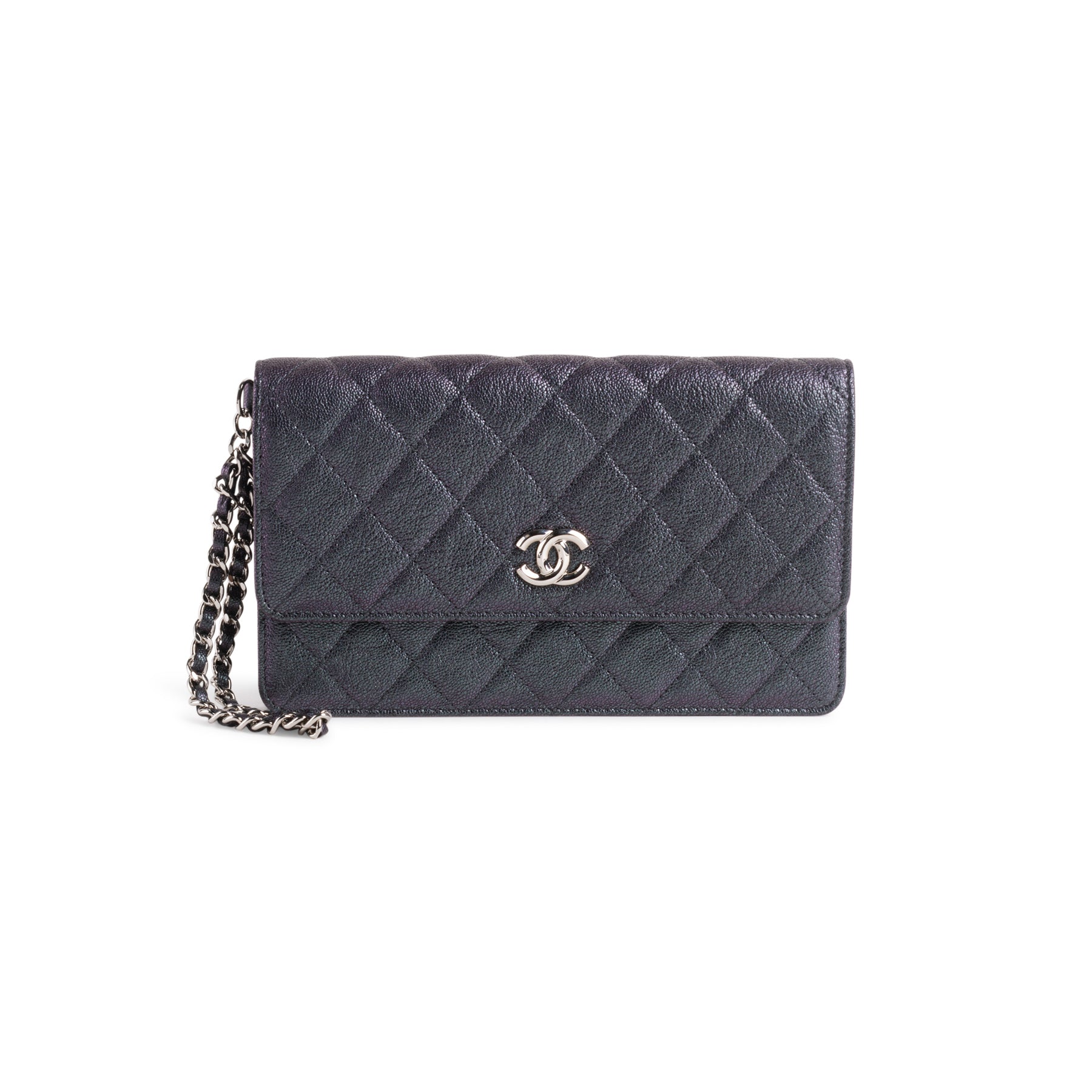 Chanel CAVIAR QUILTED WRISTLET Clutch Bag