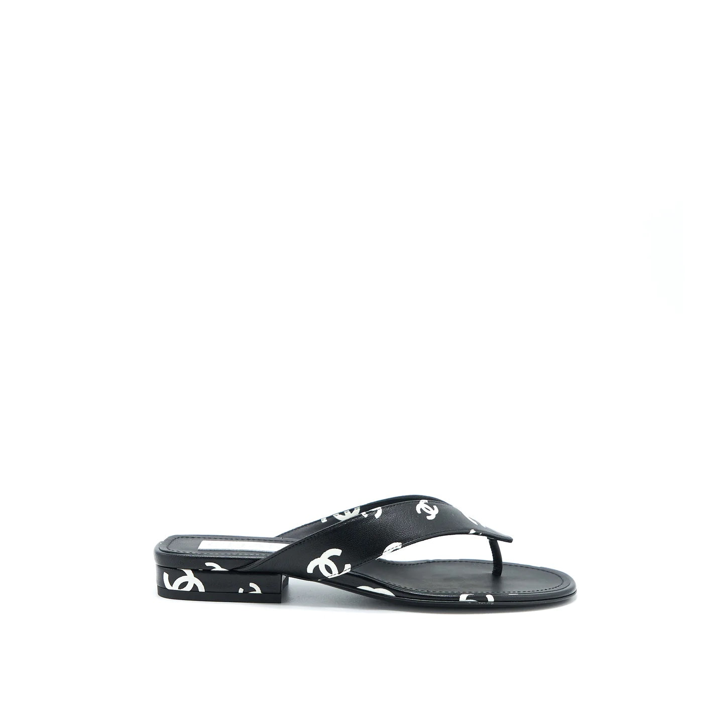 Chanel Interlocking Cc Logo Lambskin Slides Bag