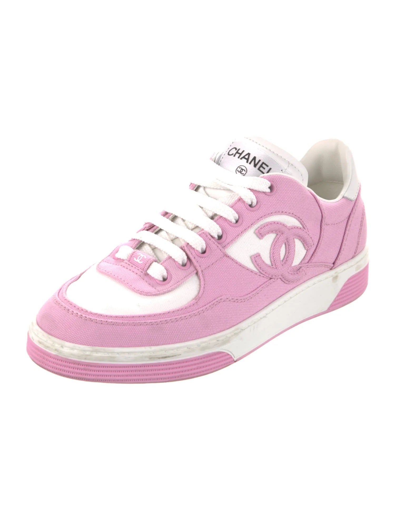 CHANEL INTERLOCKING CC LOGO SNEAKERS