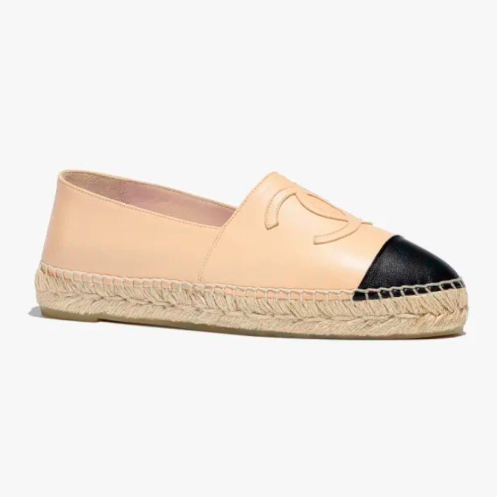 Chanel CC Lambskin Espadrilles Women Shoes