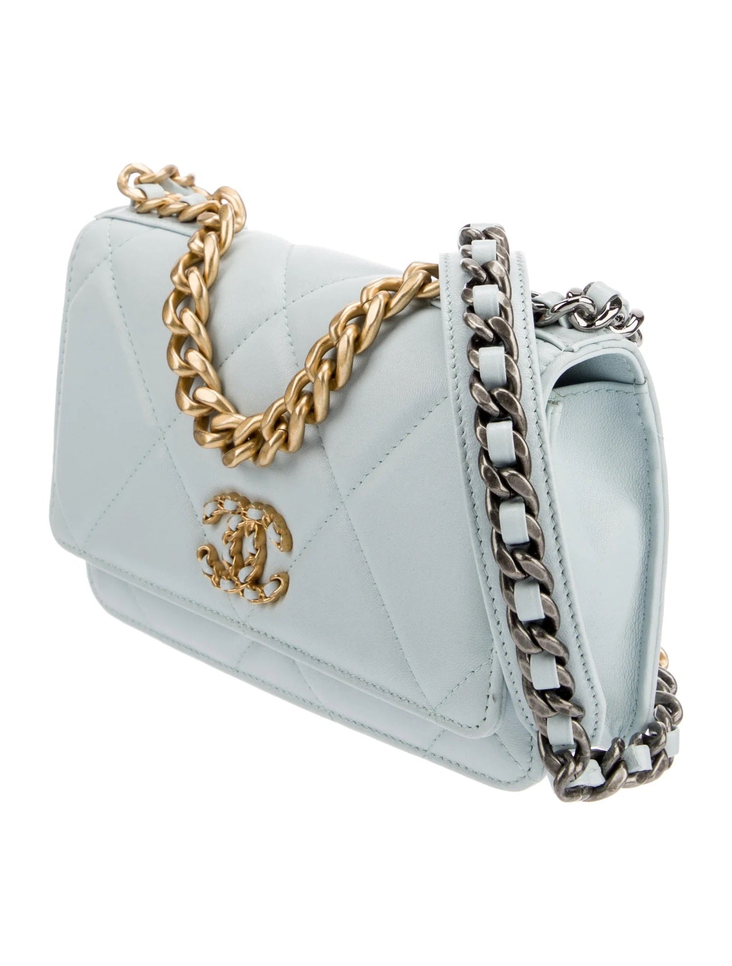 Chanel Lambskin Quilted Chanel 19 Wallet on Chain 20B69F7F F332 4323 9669 F19B58A9D7B7