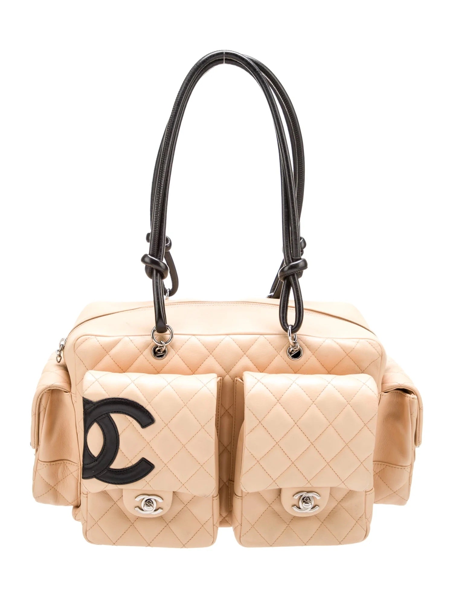 Chanel QUILTED CALFSKIN LIGNE CAMBON REPORTER Handbag
