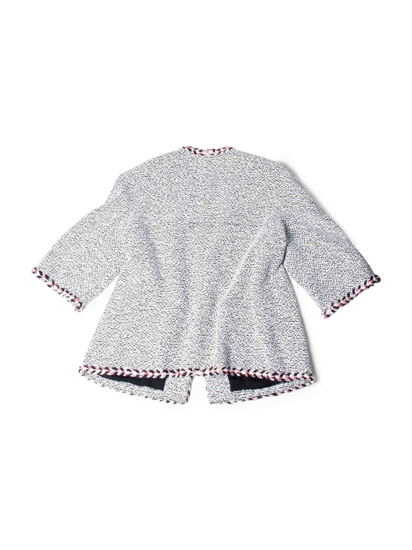 Chanel Lesage Tweed Fringe Jacket Multicolor