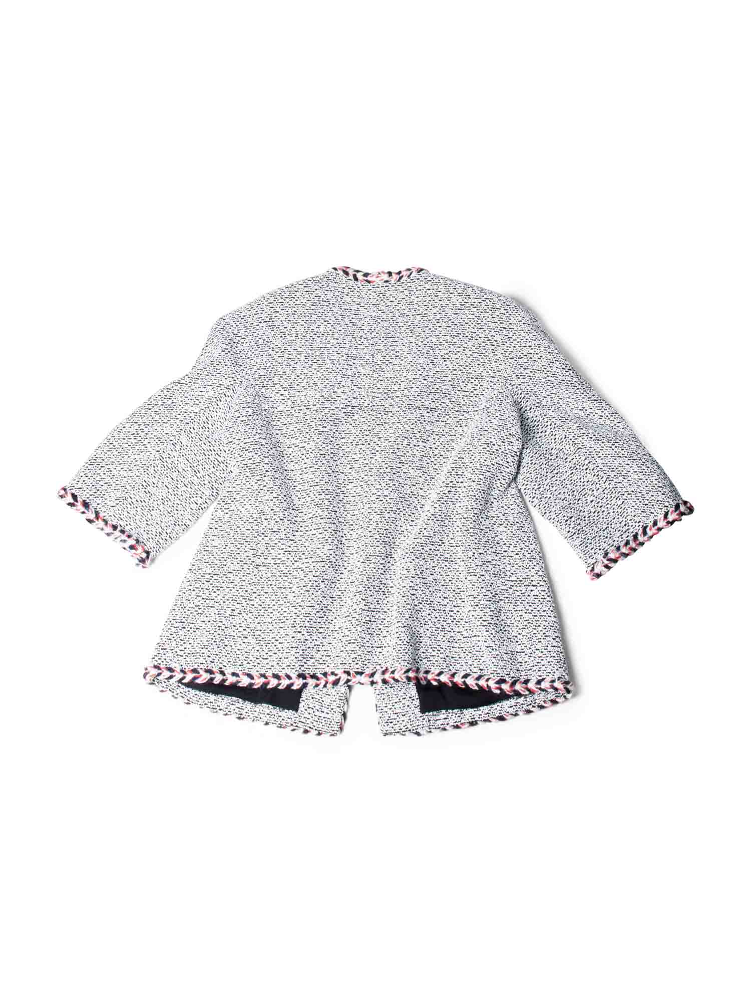 Chanel Lesage Tweed Fringe Jacket Multicolor