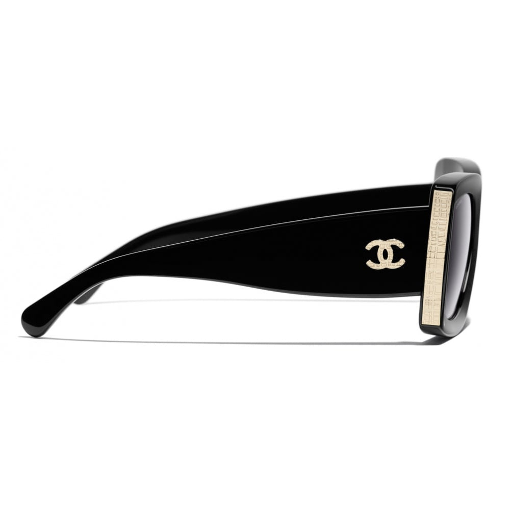 Chanel Oversized Rectangle Sunglasses Bag