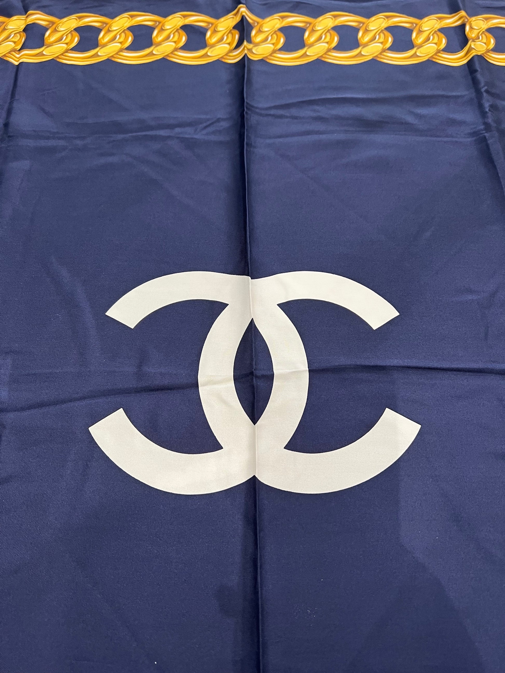 Chanel Paris 31 Rue Cambon Cc Silk Scarf Bag