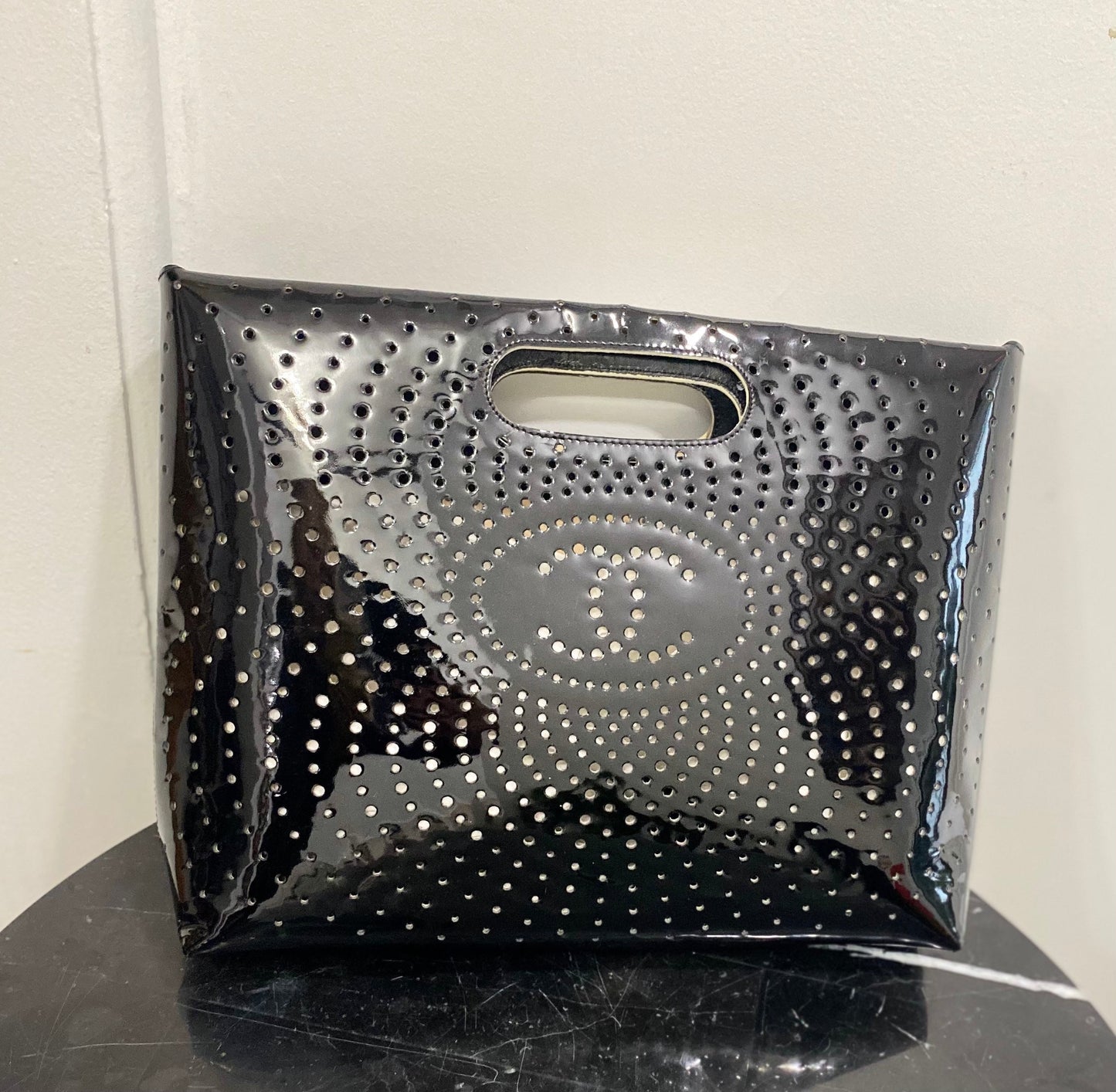 Chanel CC PATENT Clutch Bag