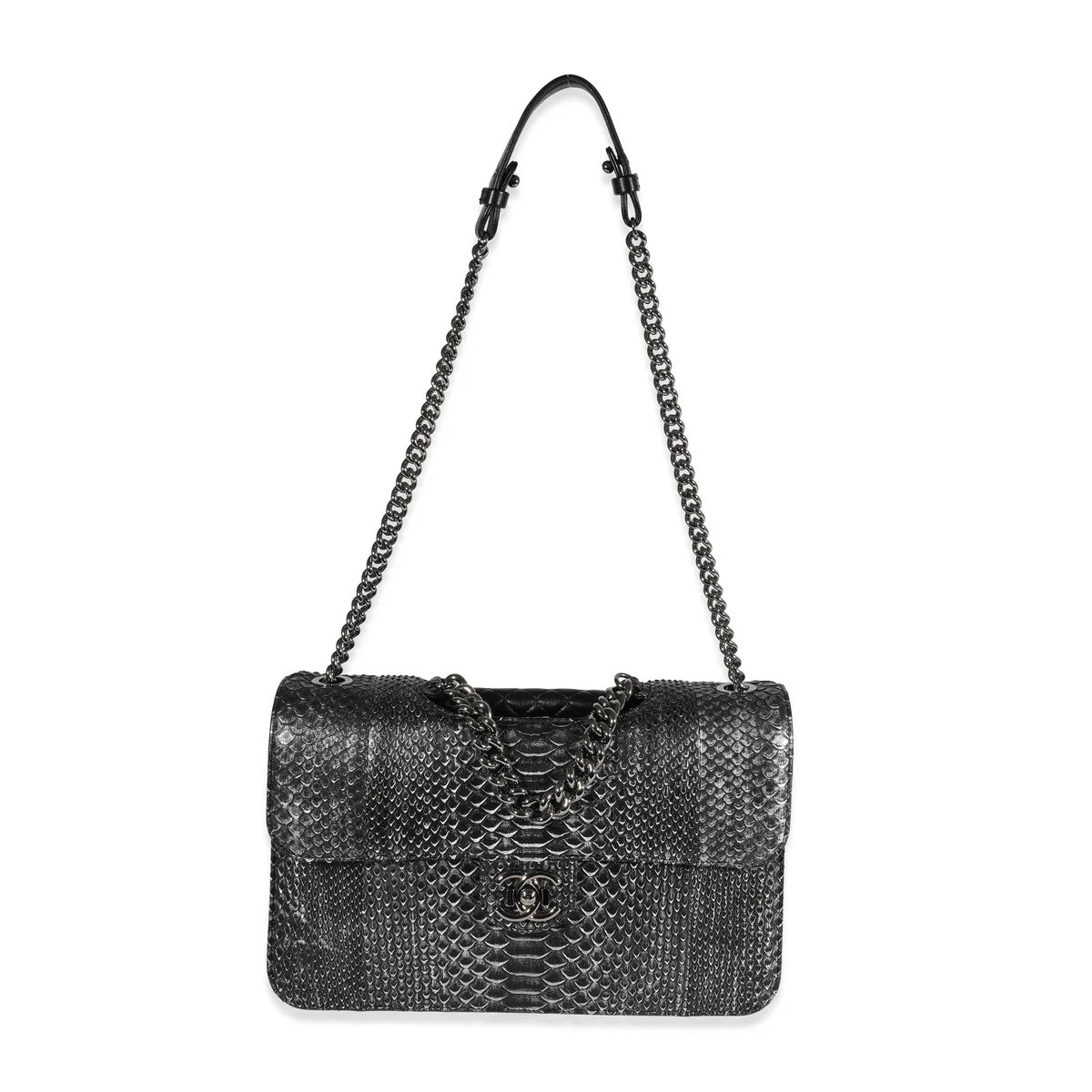 Chanel CC PYTHON PERFECT EDGE SLAP Shoulder Bag