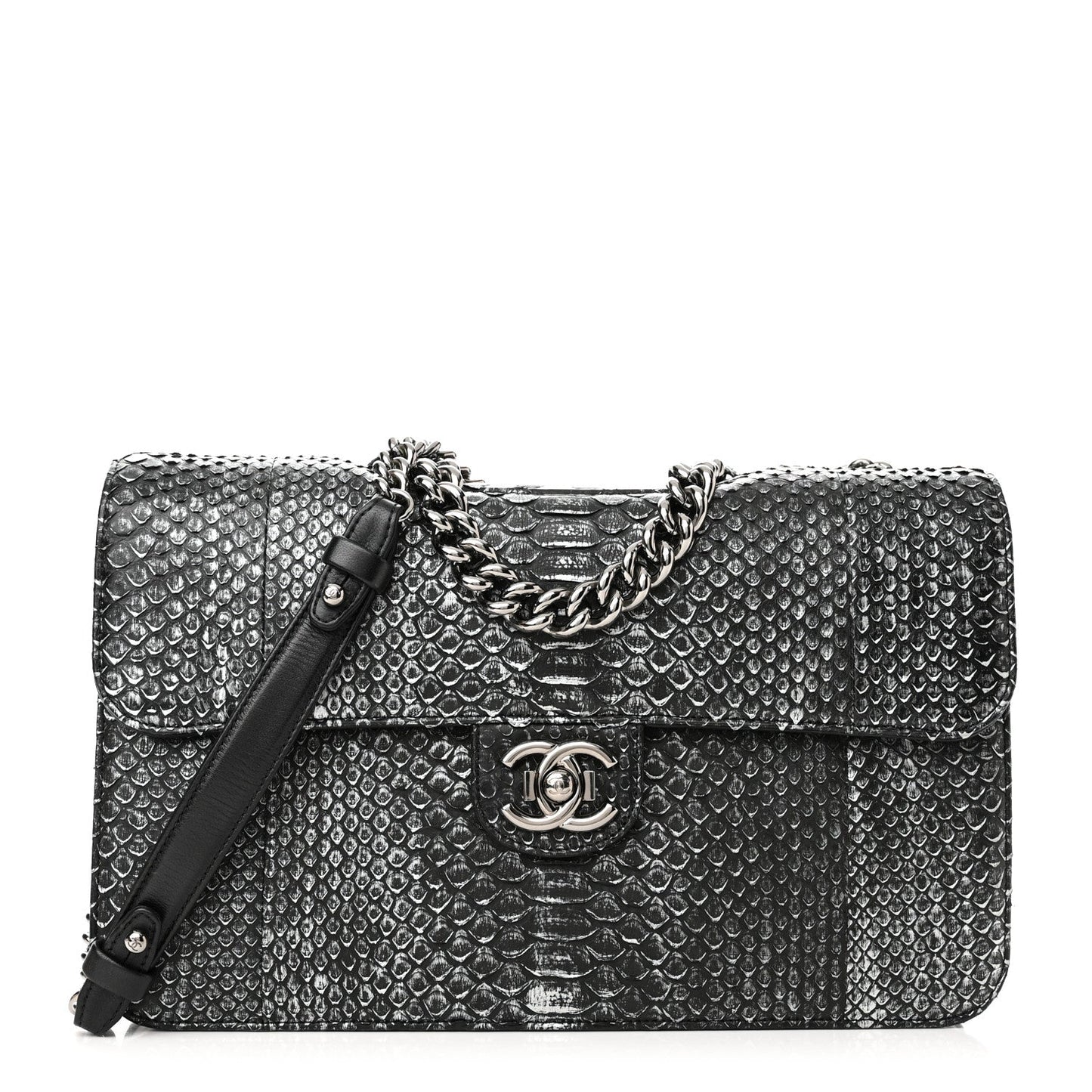 Chanel CC PYTHON PERFECT EDGE SLAP Shoulder Bag