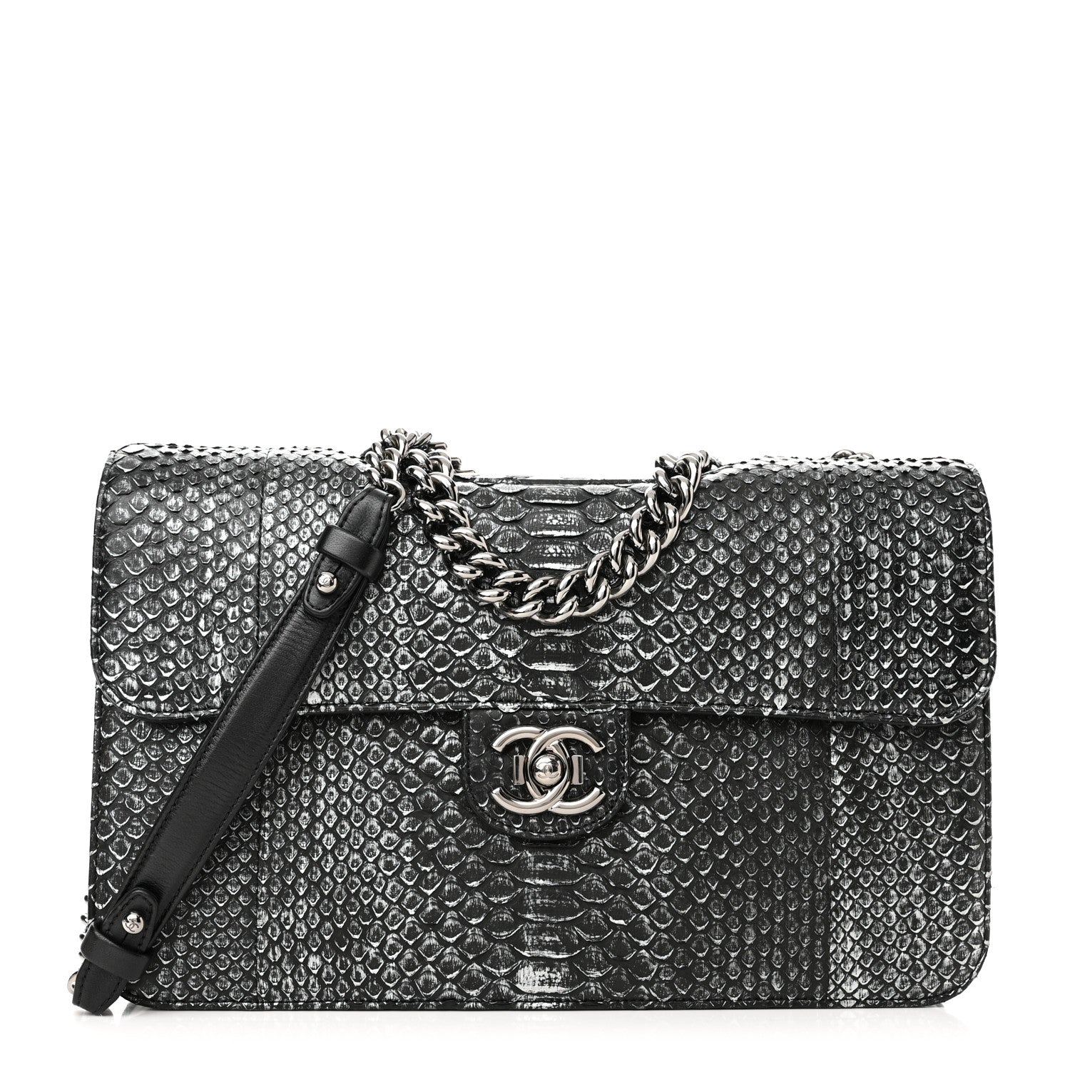 Chanel CC PYTHON PERFECT EDGE SLAP Shoulder Bag