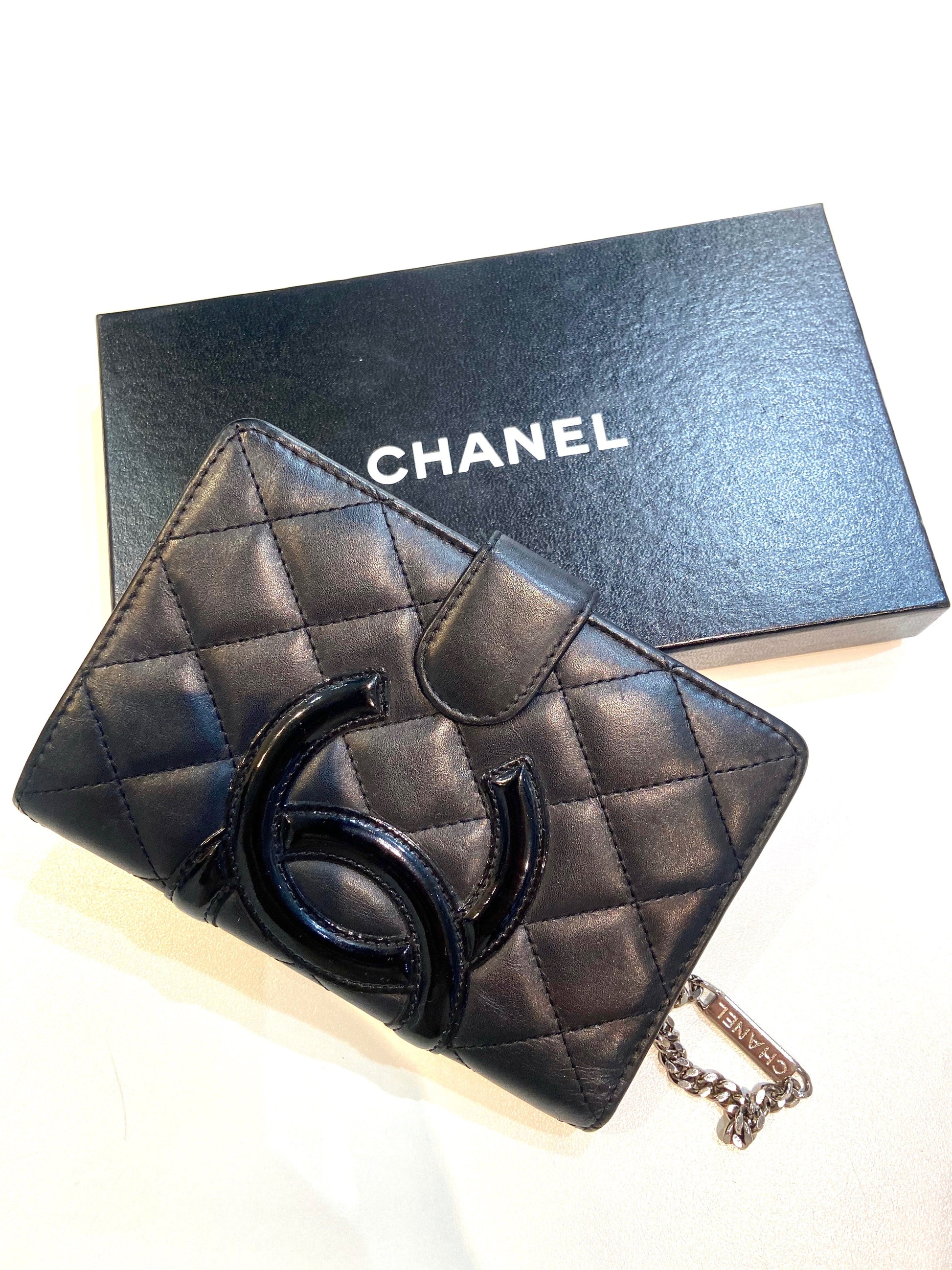Chanel Quilted Calfskin Cambon French Wallet