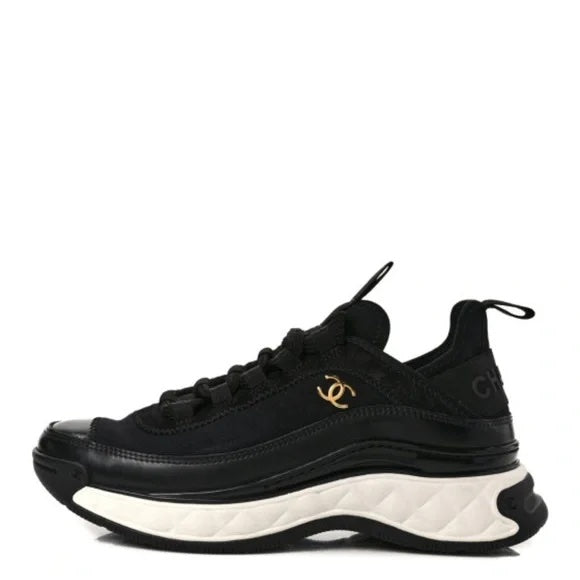 Chanel Quilted CC Trainer Sneakers for Women