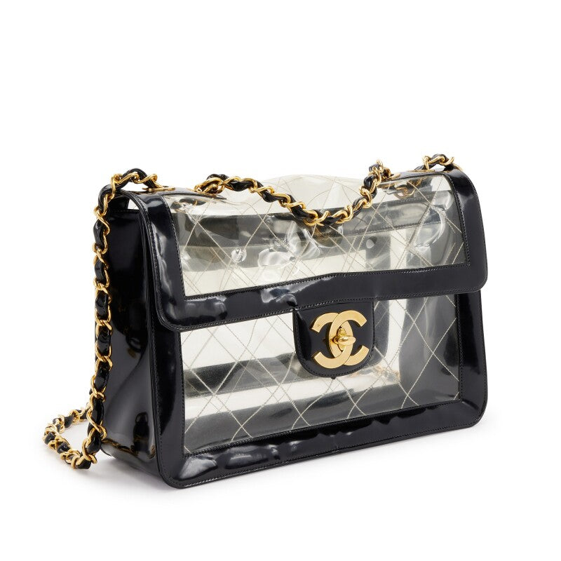Chanel QUILTED CC JUMBO DOUBLE Handbag