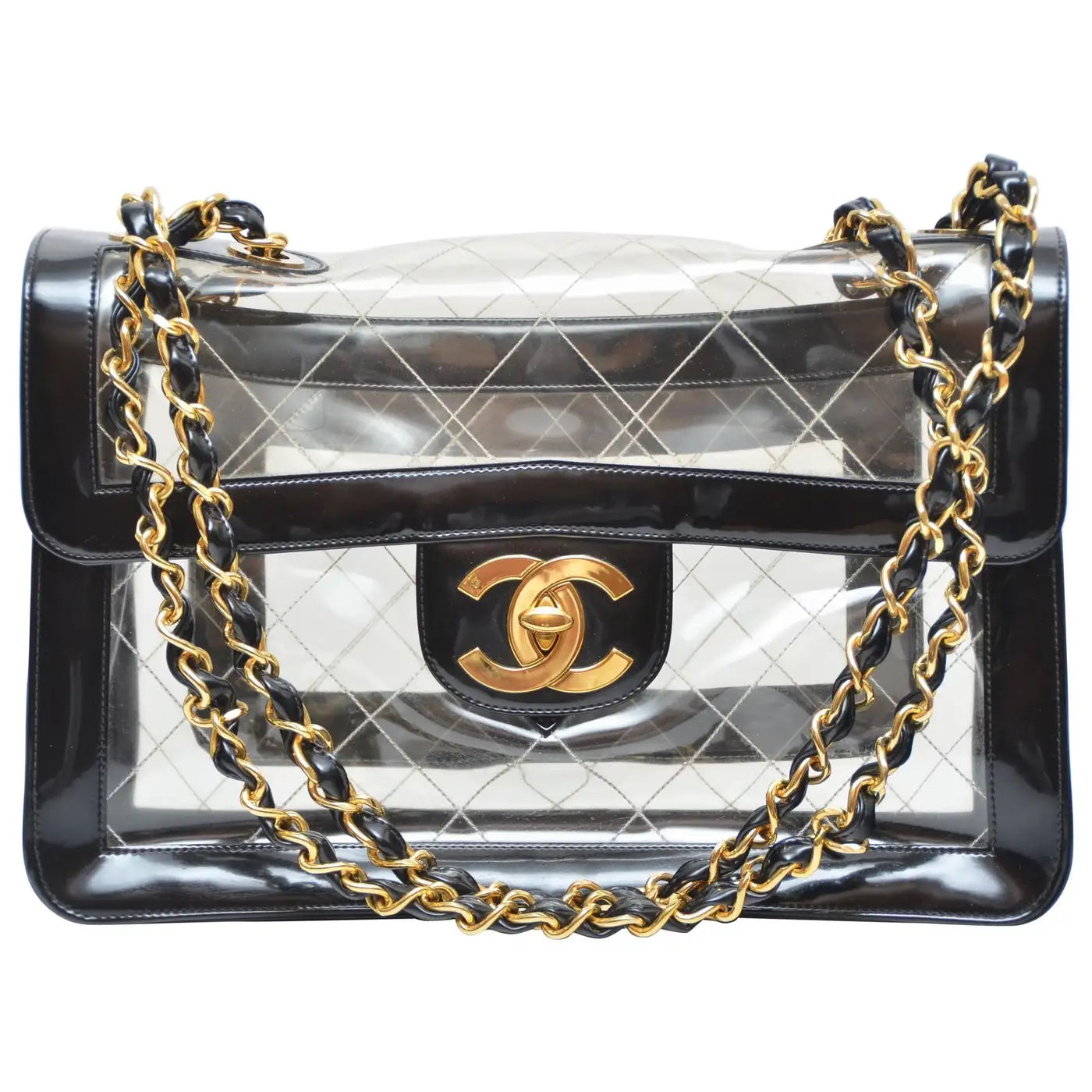 Chanel QUILTED CC JUMBO DOUBLE Handbag