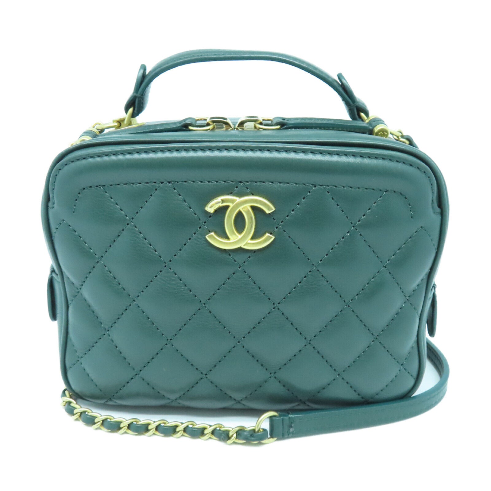 Chanel QUILTED CC VANITY 2WAY Shoulder Bag