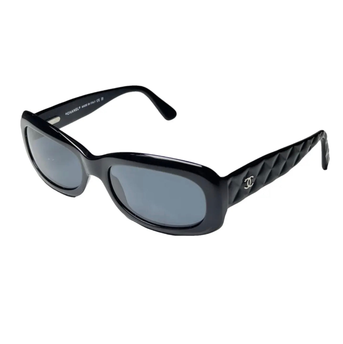 Chanel Quilted Frame Cc Sunglasses Bag