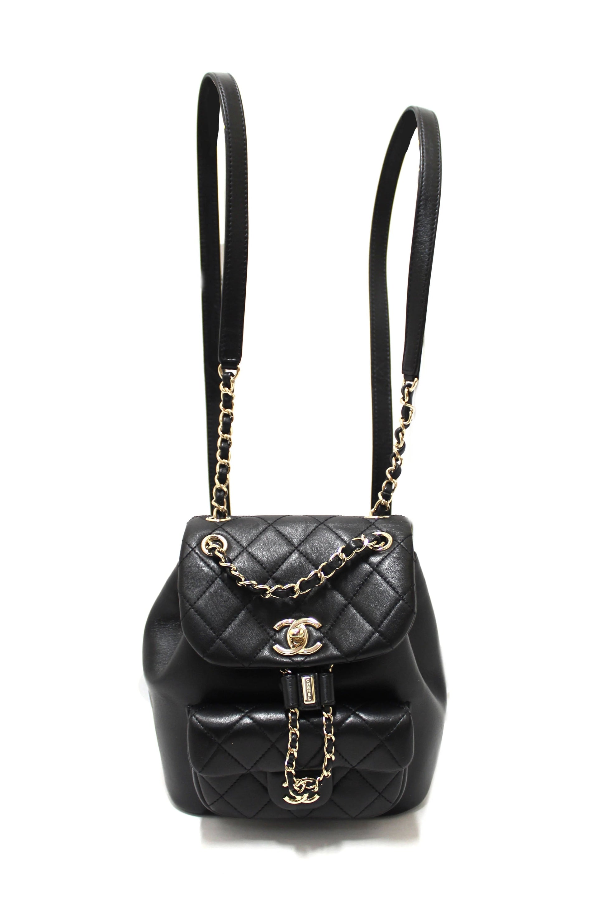 Chanel CC QUILTED LAMBSKIN DUMA BACKPACK