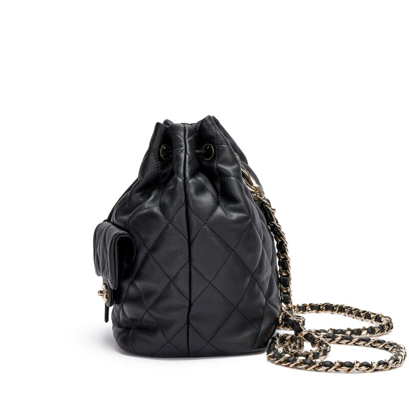 Chanel Quilted Lambskin Duma Small Backpack